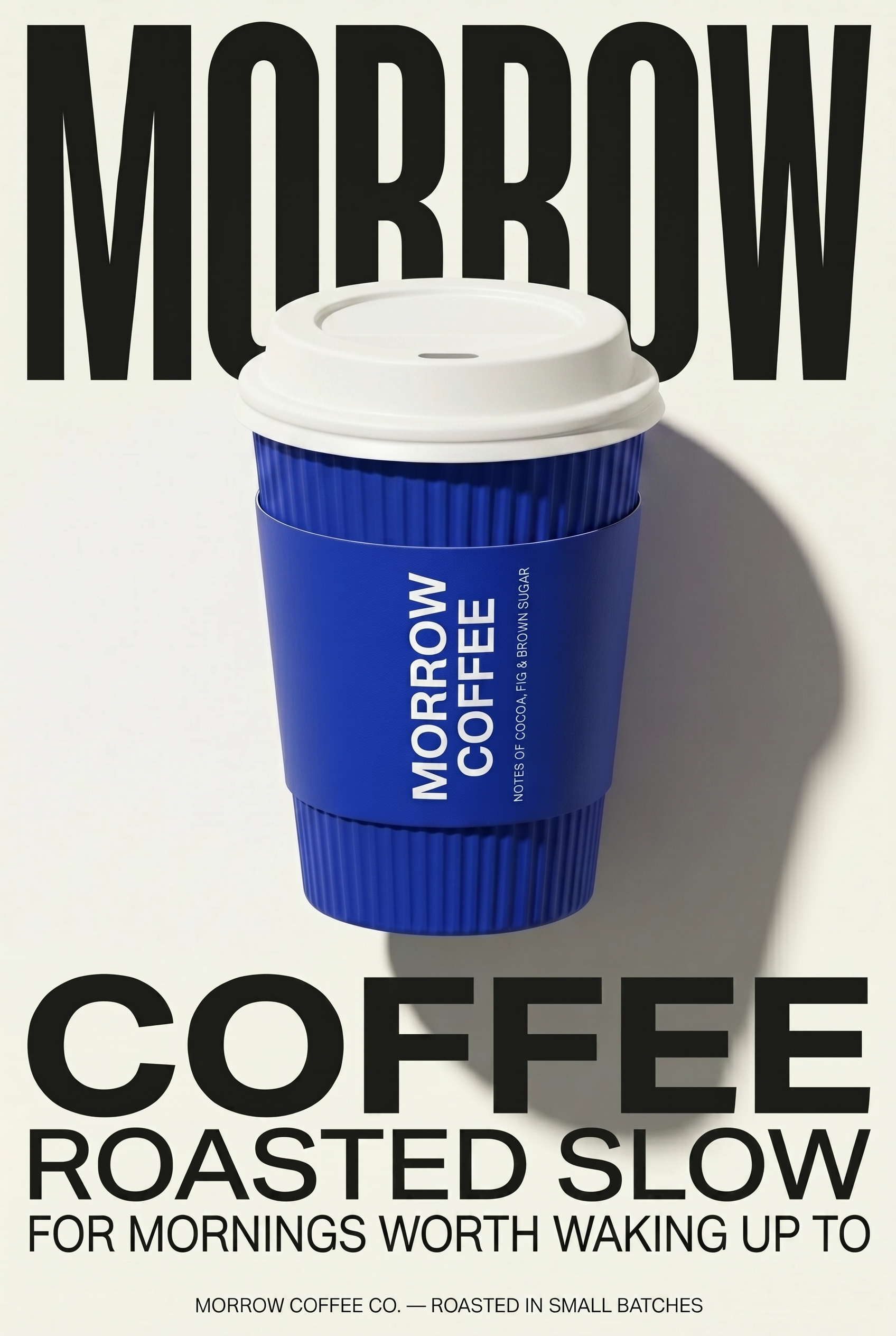 Coffee launch poster variation two