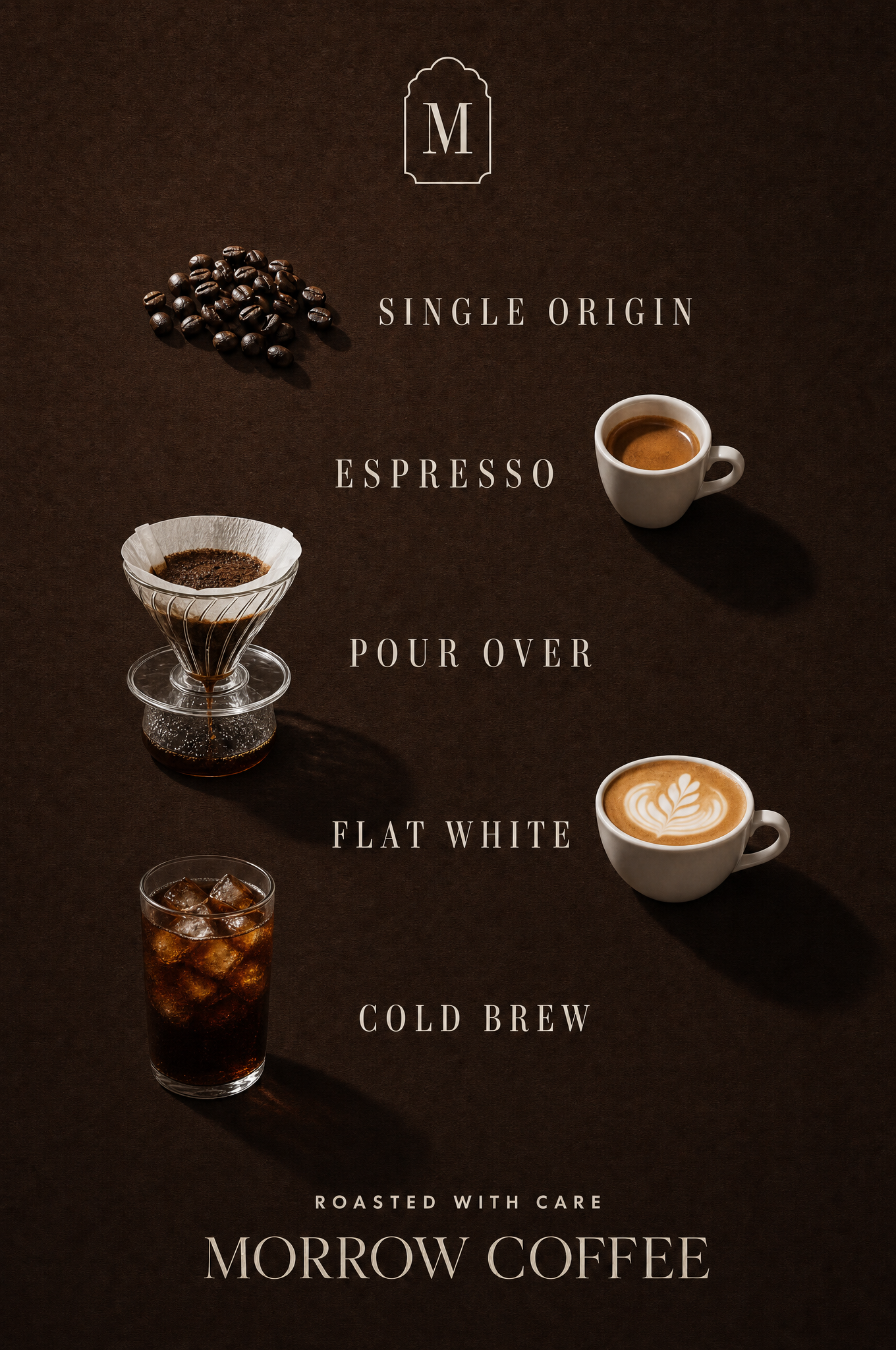 Coffee launch poster variation three